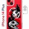 Чехол-накладка Apple iPhone 14 Plus (625965) Kruche PRINT Коты-Черепа