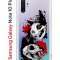 Чехол-накладка Samsung Galaxy Note 10+ (580678) Kruche PRINT Коты-Черепа