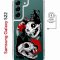 Чехол-накладка Samsung Galaxy S22 (638522) Kruche PRINT Коты-Черепа