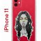 Чехол-накладка Apple iPhone 11 (580676) Kruche PRINT Чернотравница