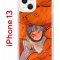 Чехол-накладка Apple iPhone 13 (606542) Kruche PRINT Зак в мире снов