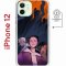 Чехол-накладка Apple iPhone 12  (598886) Kruche PRINT Со смыслом