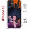 Чехол-накладка Apple iPhone 12  (598927) Kruche PRINT Со смыслом