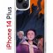 Чехол-накладка Apple iPhone 14 Plus (625954) Kruche PRINT Со смыслом